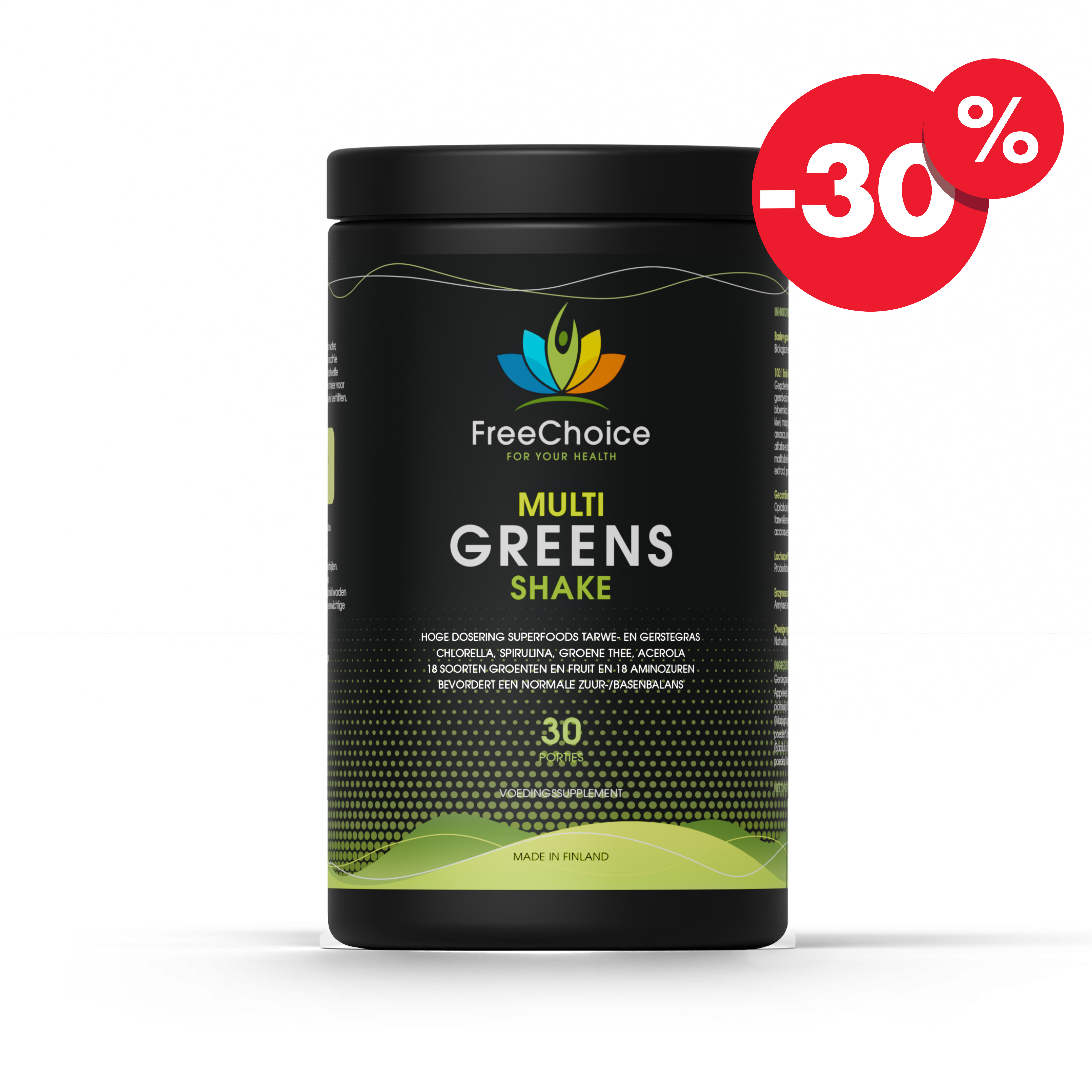 MultiGreens Shake 30% Korting